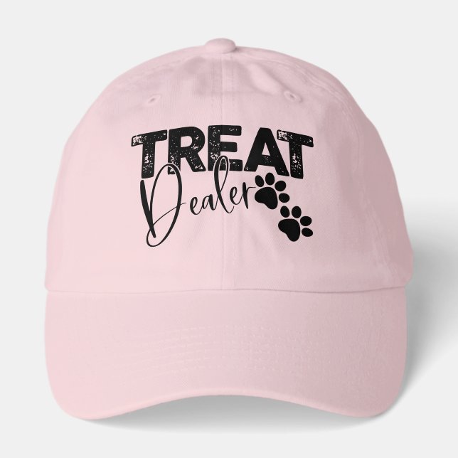 Treat Dealer Dog Lover Quote Hat (Front)