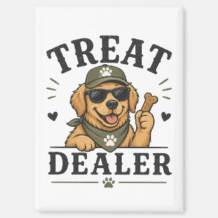 Treat Dealer Funny Fridge Magnet