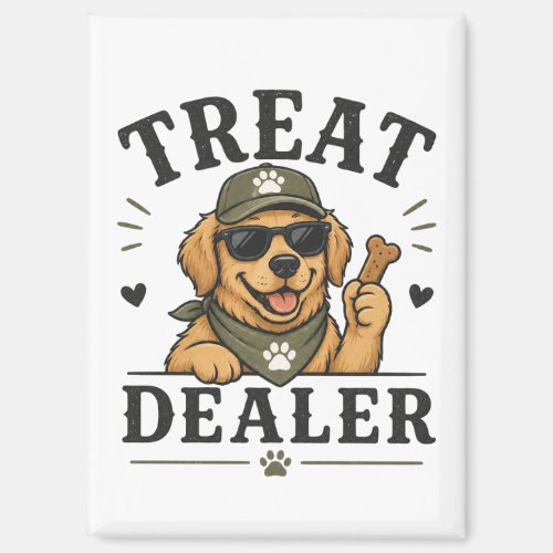 Treat Dealer Funny Fridge Magnet