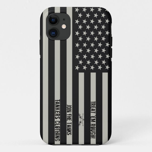 Treat 'em Rough IR Flag iPhone 5 case! Case-Mate iPhone Case (Back)