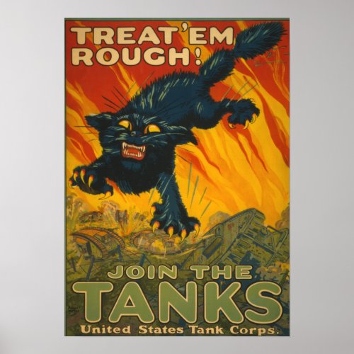 Treat em Rough _ Join the Tanks Poster