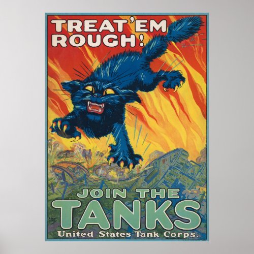 Treat Em Rough _ Join The Tanks Poster