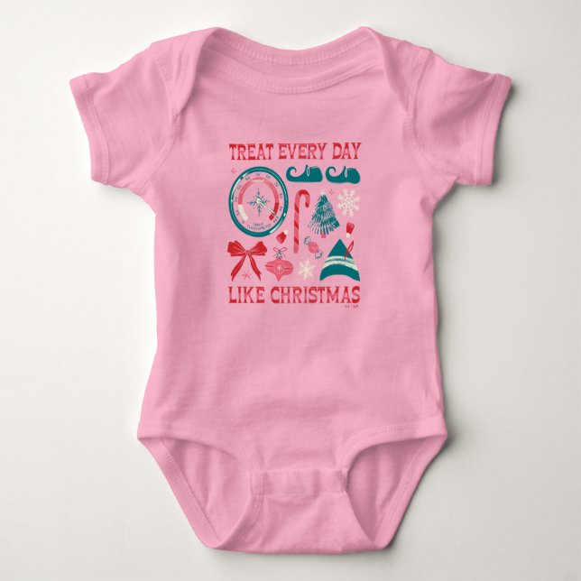 Treat Every Day Like Christmas Baby Bodysuit (Front)