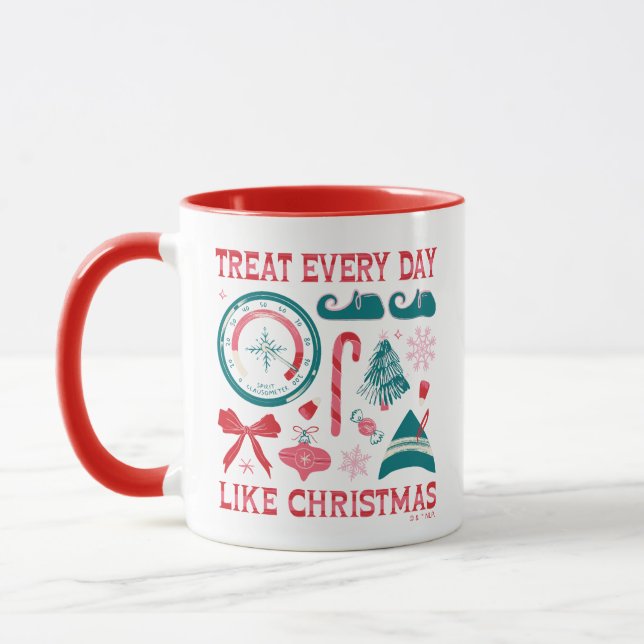 Treat Every Day Like Christmas Mug (Left)