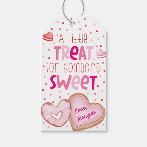 Treat for Someone Sweet Valentines Day Gift Tag