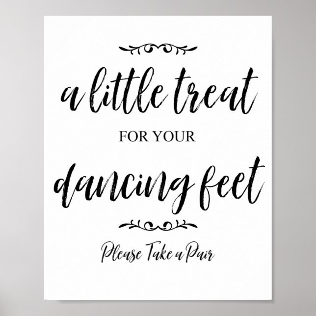Treat for Your Feet - Sign for Flip Flops! (Front)