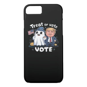 Treat Or Vote, Spooky Trumpkin, Halloween Graphic, iPhone 8/7 Case