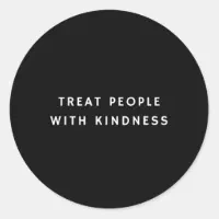 Treat People with Kindness Sticker