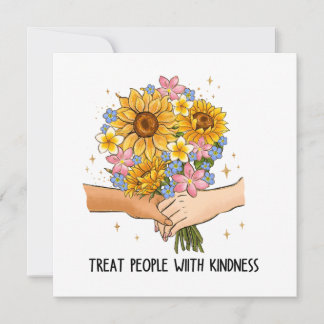 Treat People with Kindness Card