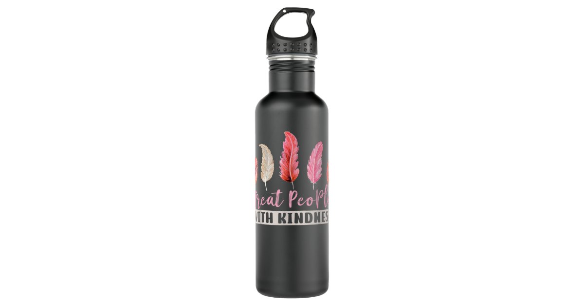 Preppy Collage Stainless Steel 32 oz Water Bottle