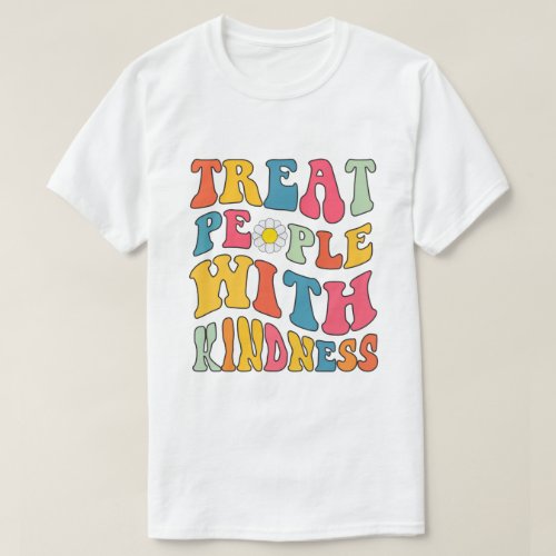 Treat People With Kindness Retro TPWK Inspirationa T_Shirt
