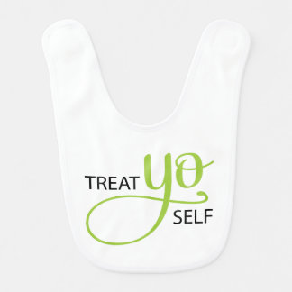 Treat Yo Self Lime Baby Bib