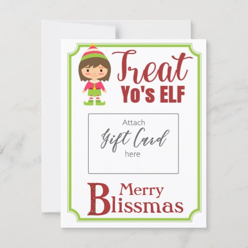 Treat YosELF Merry Blissmas Voucher Holder