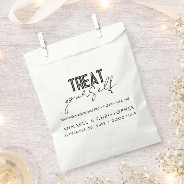 TREAT YOURSELF PAPER PARTY BAGS (Clipped)