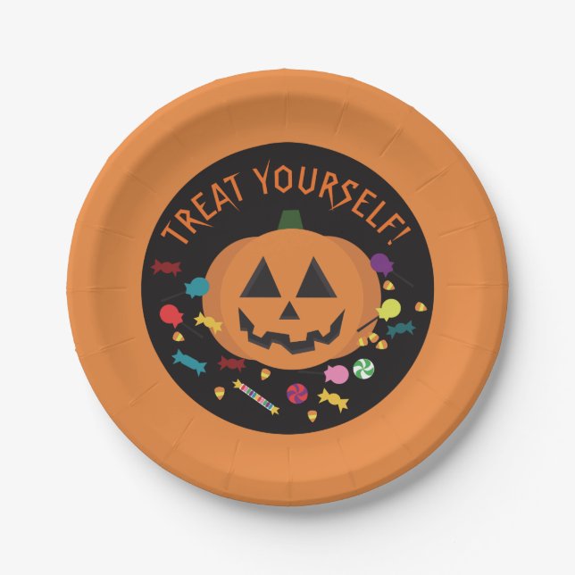 Treat Yourself! Paper Plates (Front)