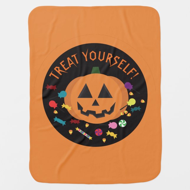 Treat Yourself! Swaddle Blanket (Front)