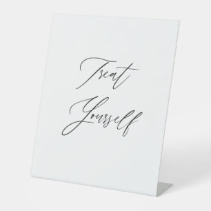 Treat Yourself Wedding Sign Dessert Tabletop