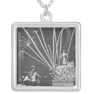 Treatise of Bonfires Silver Plated Necklace