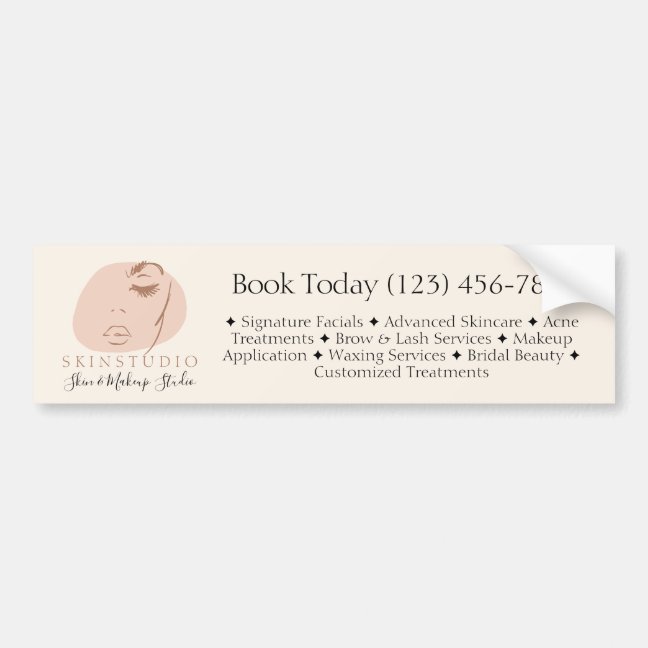 Treatment Skincare Beauty Bumper Sticker