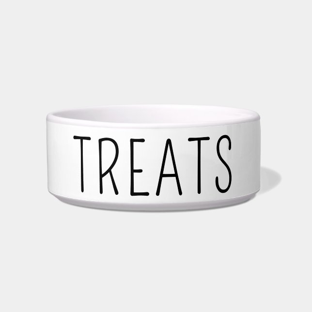 Treats Dog Bowl (Front)
