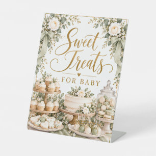 Treats for Baby Shower Dessert Table Pedestal sign