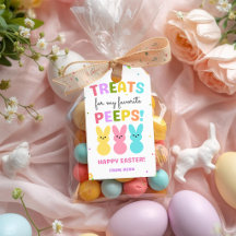 Treats for My Favorite Peeps Easter Gift Tags
