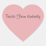 treats from, customize heart sticker