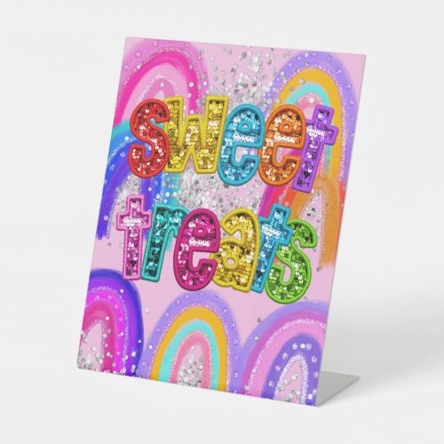 Treats Pedestal Sign