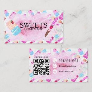 Treats Pretzels Baker Bakery Treats B Business Card