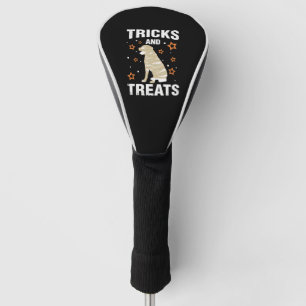 Treats Tricks Rottweiler Halloween Costume Mummy Golf Head Cover