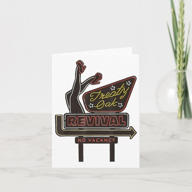 Treaty Oak Revival  Card (Front)