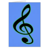 Treble Clef Card (Front)