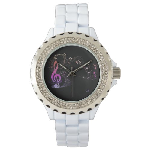  Treble Clef Colorful Modern Music Note Watch