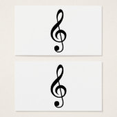 Treble Clef G-Clef Musical Symbol (Front & Back)