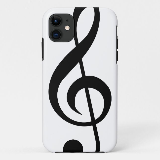 Treble Clef G-Clef Musical Symbol Case-Mate iPhone Case (Back)