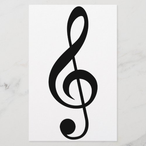 Treble Clef G_Clef Musical Symbol Flyer