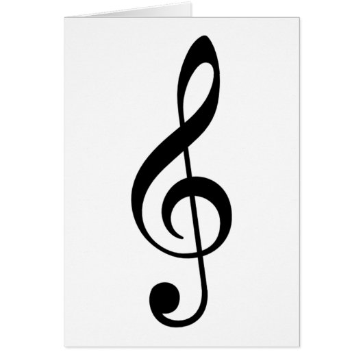 treble clef icon cards (Front)