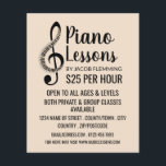 Treble Clef, Keyboard, Piano Lessons Advertising Flyer<br><div class="desc">Treble Clef,  Keyboard,  Piano Lessons Advertising Flyers By The Business Card Store.</div>