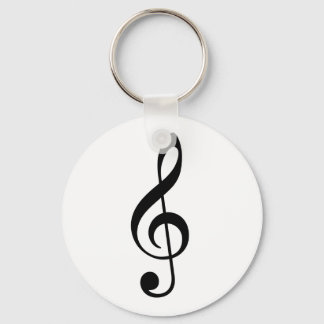 Treble Clef Keychain