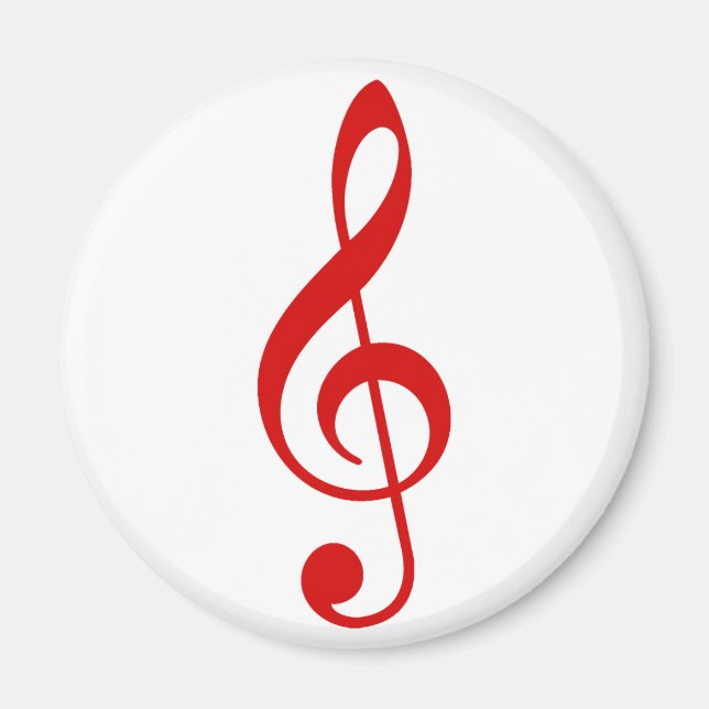 Treble Clef Magnet (Front)