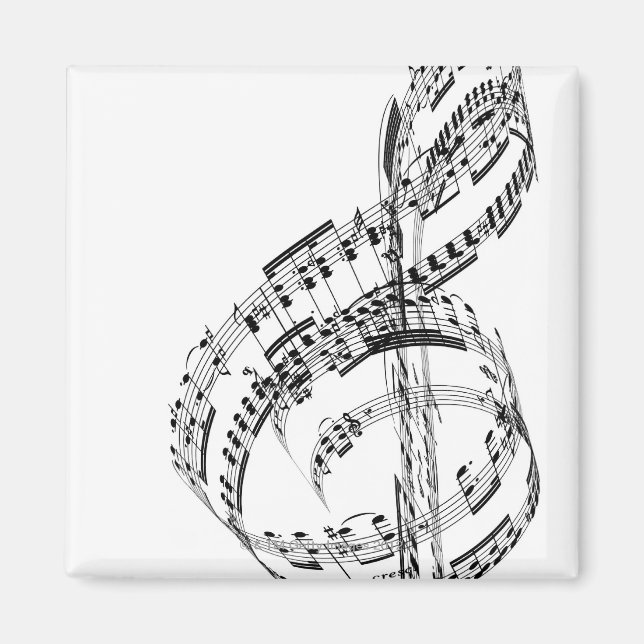 Treble Clef Magnet (Front)