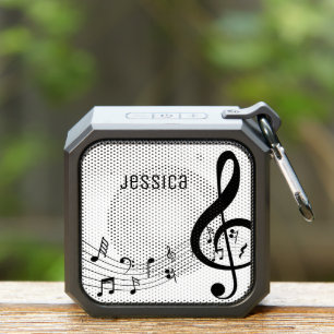 Treble Clef Music Lovers Personalized Bluetooth Speaker