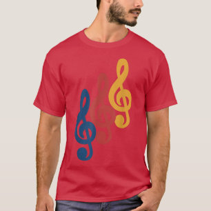 Treble Clef Music Musical Note Musician T-Shirt