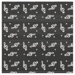 Treble Clef Music Pattern Fabric