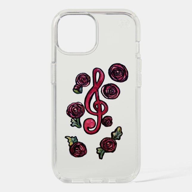 Treble Clef Music teacher Art                      Speck iPhone Case (Front)