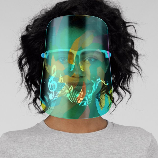Treble Clef Musical Symbol Face Shield (Insitu)