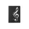 treble clef . musician international air travel