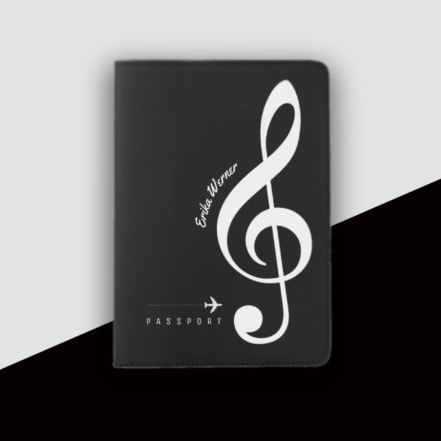 treble clef . musician international air travel passport holder (Creator Uploaded)