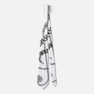 Treble Clef  Neck Tie