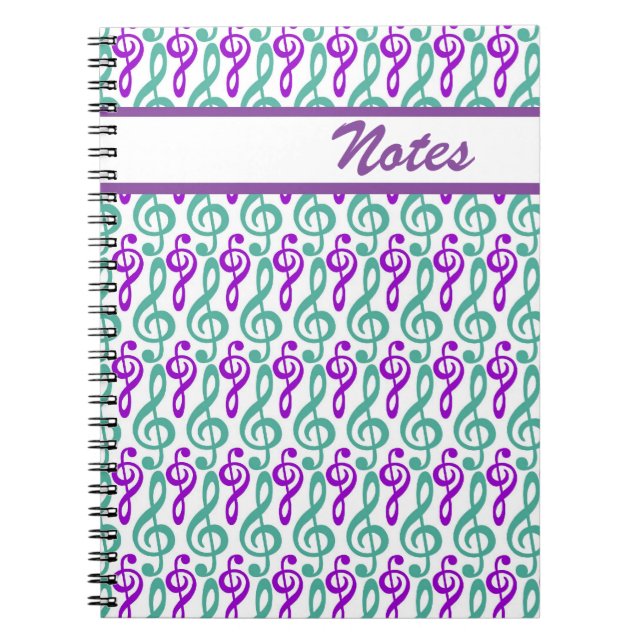 Treble Clef Notebook (Front)